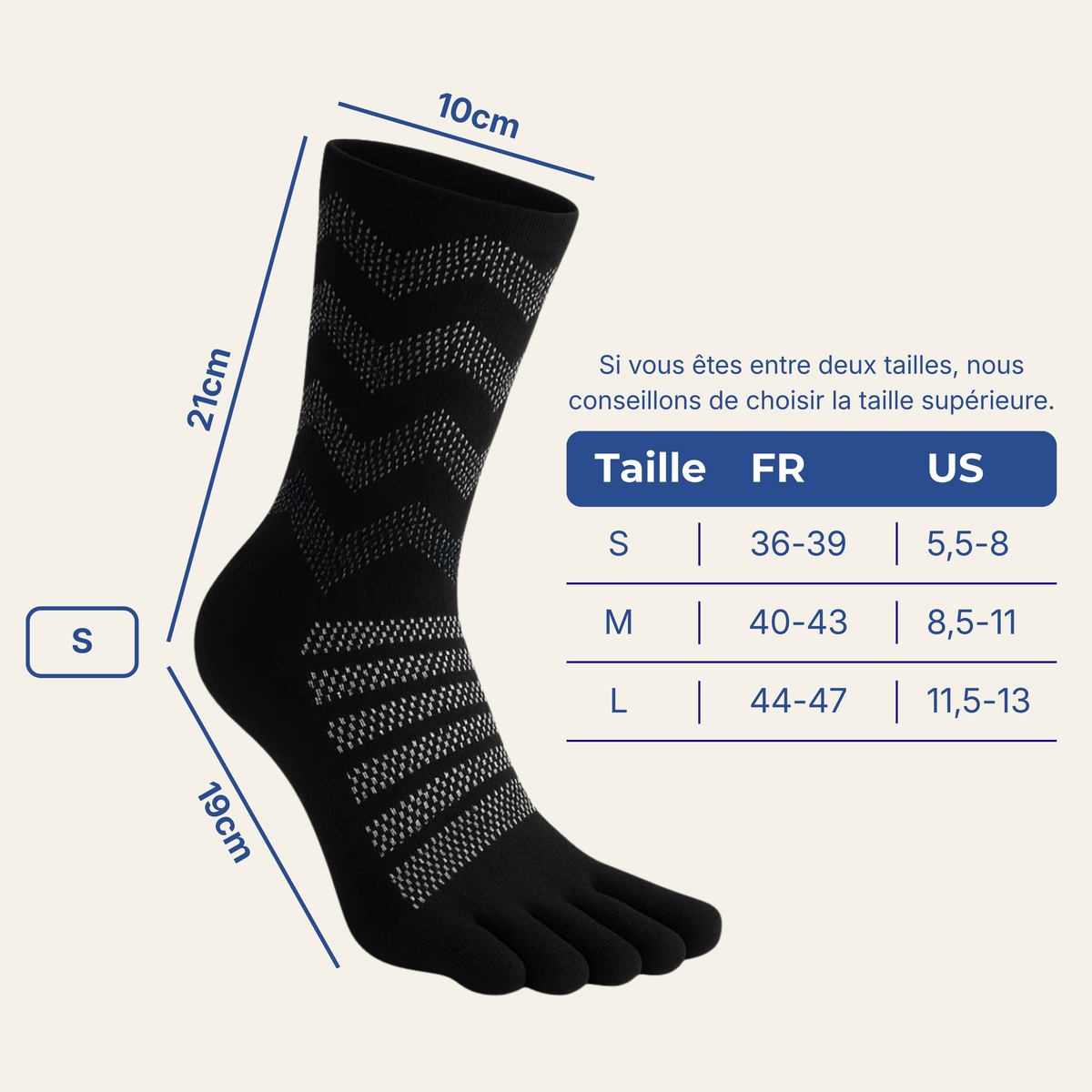 Chaussettes APUI · Zéro ampoule