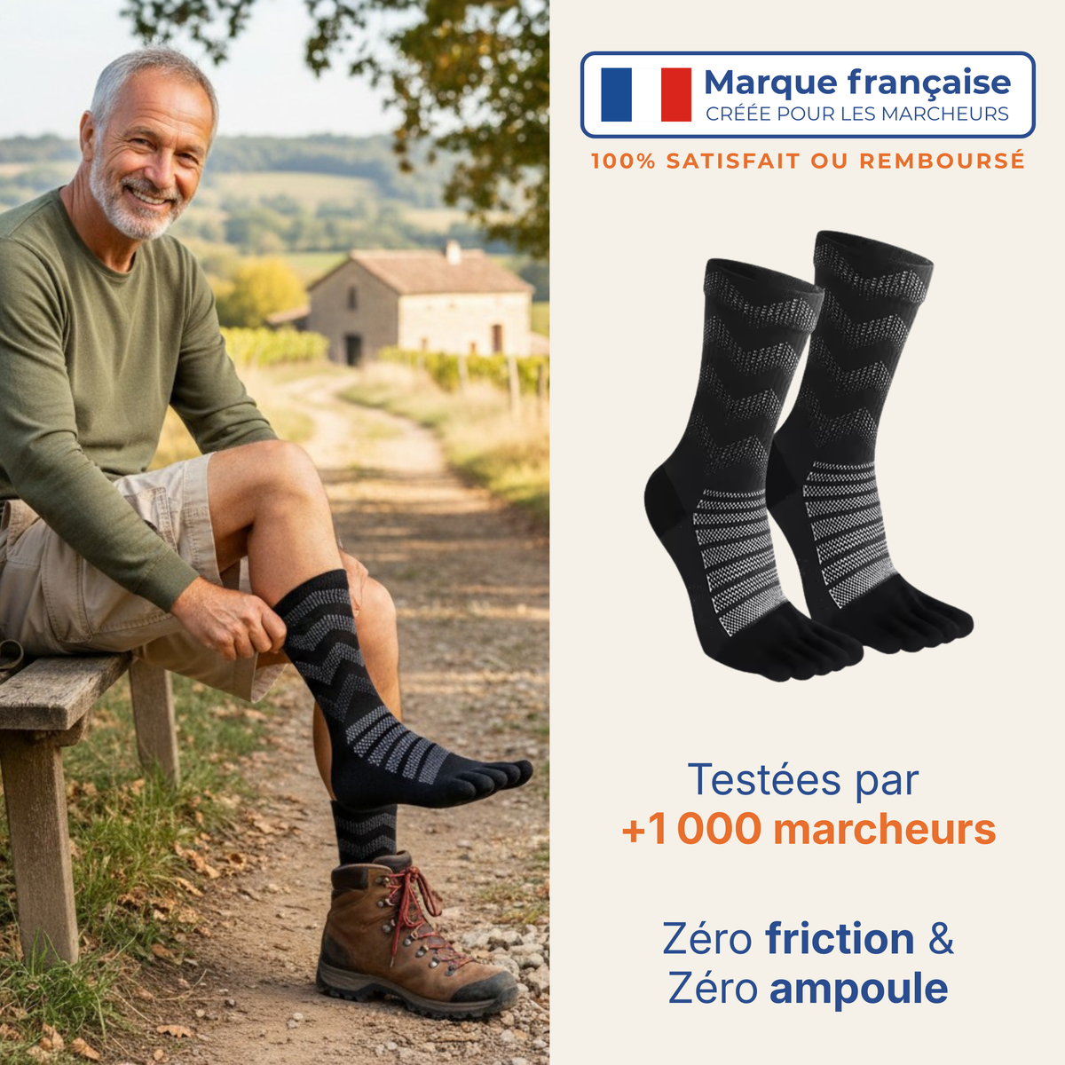 Chaussettes APUI · Zéro ampoule